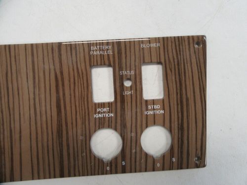 Cruisers yachts 470 c blank dash panel v2619000 woodgrain marine boat