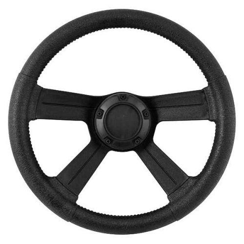 Attwood 8315-4 - 13&#034; dia. black pvc coated plastic steering wheel