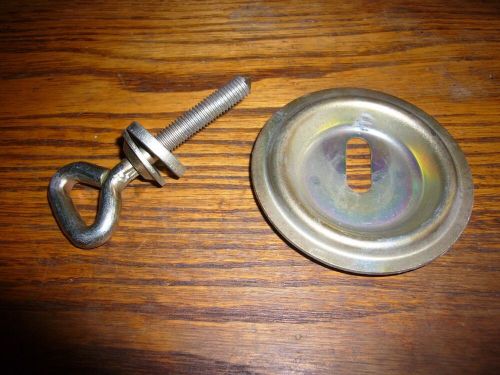 Porsche 944 spare tire hold down plate &amp; bolt s2 turbo