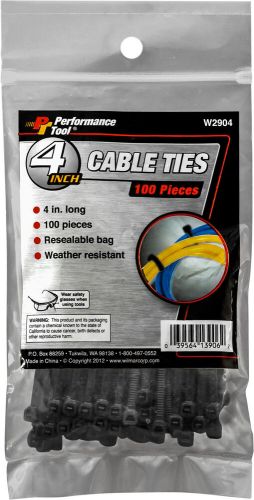 Performance tool cable tie w2904 4&#034; 100pk