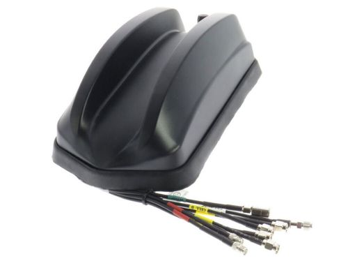 Panorama roof antenna 4x lte/5g 3x wi-fi gps opt. fm/dab+ black 0.3m cable gp-