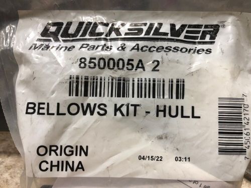 New unopened mercury pair of thru hull bellows kit part number 850005a2