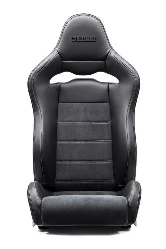 Sparco seat spx special edition black/grey w/ matte carbon shell - left /driver