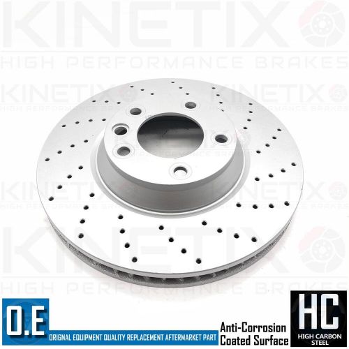For porsche cayenne 3.2 03-07 drilled front rear brake discs apec pads sensors