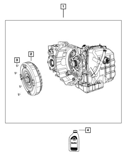 Genuine mopar torque converter kit 04753538ab