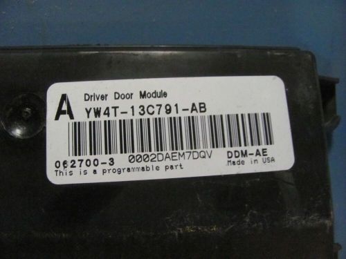 Jaguar s type 2000 2001 2002  left driver door module yw4t-13c791-ab