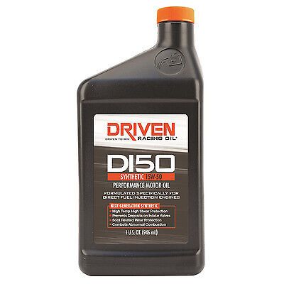 Driven racing oil 18506 - di50 sae 15w-50 synthetic motor oil, 1 quart