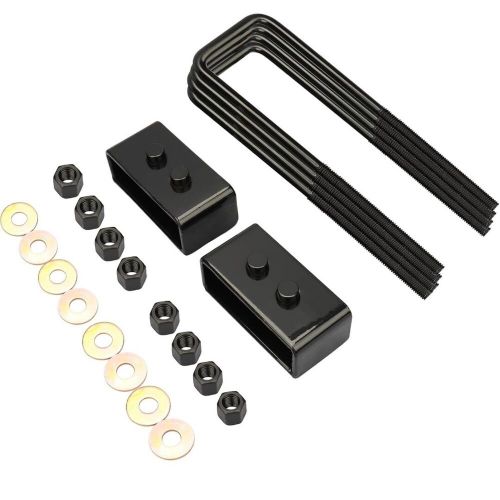 Irontek 2&#034; rear leveling lift block kit fit 2004-2019 ford f150 2wd 4wd lift new