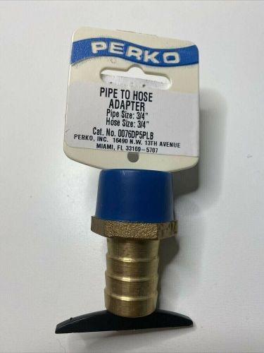 Perko pipe to hose adapter 3/4&#034; cat no. 0076dp5plb