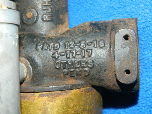 Carter rjh-08 chevrolet carburetor 1929 1930 1931