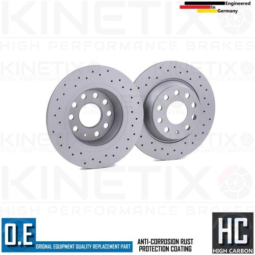 For vw golf gti mk6 edition 35 cross drilled front rear brake discs 312mm 272mm