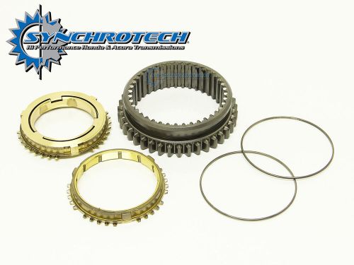 1-2 brass synchro sleeve set for acura integra gsr/ itr/ b16 hydro 92-01