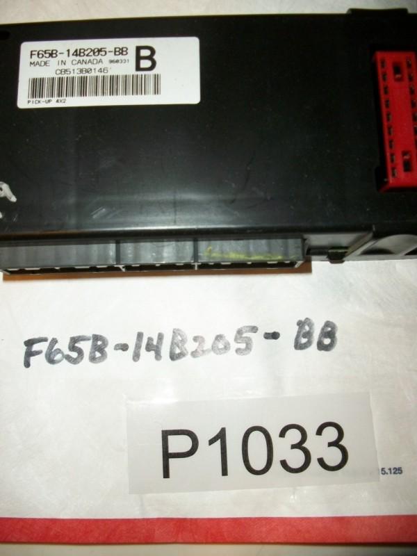 1997 ford f150 4x2 multifunction body control gem module f65b-14b205-bb #p1033