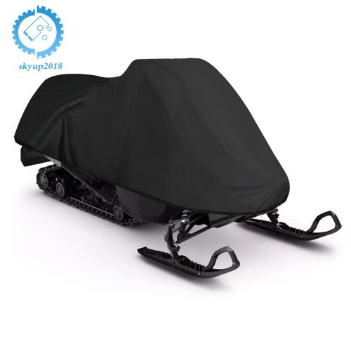 Snowmobile cover black for youth kids snowmobile sled storage cover up to 90&#034;