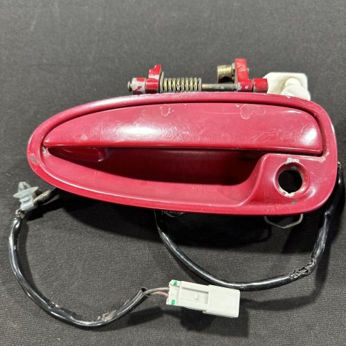 94-01 acura integra driver passenger side exterior door handle set red coupe