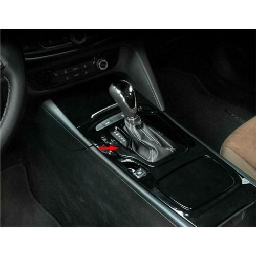 Black central console gear shift cover trim fit for buick regal 2017-20 perfect