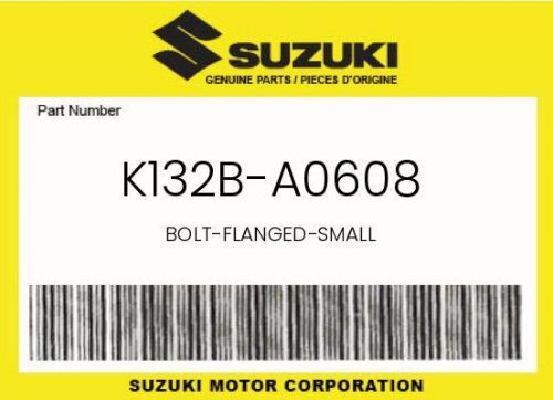 Suzuki genuine  bolt-flanged-small - k132b-a0608