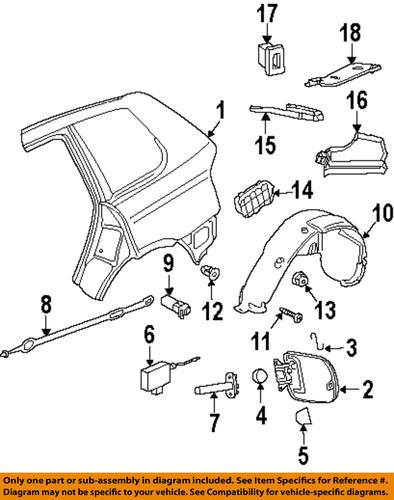 Porsche oem 95562477301 quarter panel-release solenoid