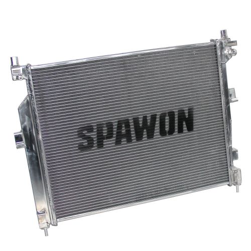 Spawon aluminum radiator for dodge durango jeep grand cherokee 2016-2023 3row mt