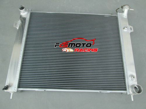 Aluminum radiator+shroud+fan for 1993-1997 jeep grand cherokee 5.2l v8 gas at