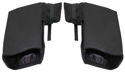 Spi rubberized waterproof snowmobile handlebar gauntlets