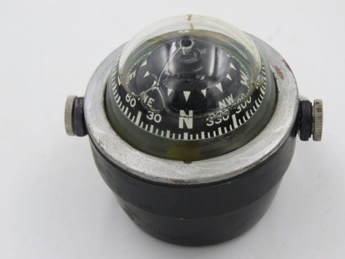 Vintage airguide black marine boat floating compass nautical chicago