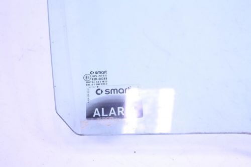 08 smart fortwo front right window glass panel 43r-00049