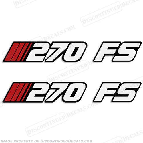 Fits stratos 270 fs (fish/ski) boat decals (set of 2)