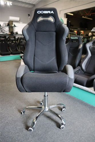 Cobra daytona reclining adjustable racing office chair with chrome base