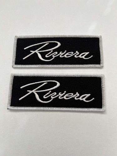 Buick riviera sew/iron on patch embroidered emblem badge uniform