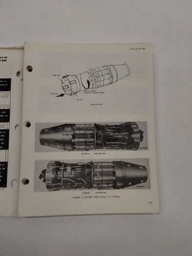 General electric j47-st-25/25a/j47-23/25/25a/27 turbojet engine illust. parts