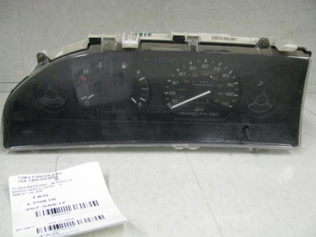 Speedometer cluster corolla 1988 88 1989 89 1990 90