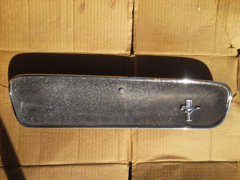 65 66 mustang glovebox door oem original good condition w/ latch and pony