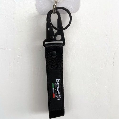 2x double side backpack key ring hook strap keychain lanyard for benelli black