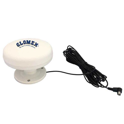 Glomex rs100 low-profile marine satellite radio antenna w/ mount