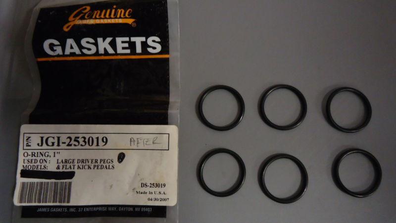 New genuine james gaskets set of 6 o-rings jgi-253019