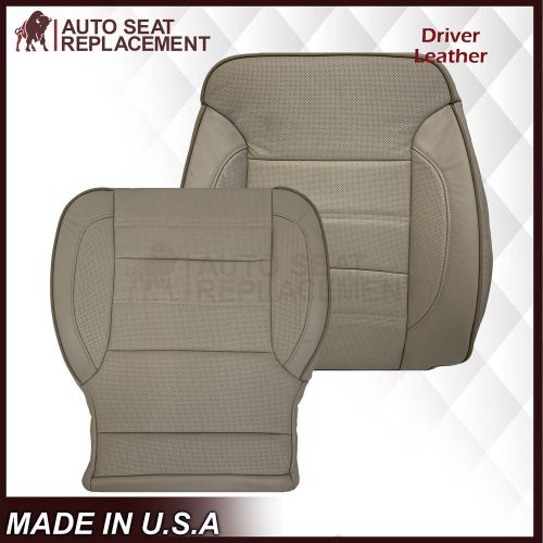 For 2015 2016 2017 2018 2019 gmc yukon denali genuine leather seat covers in tan