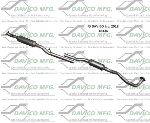 Catalytic converter-exact-fit davico fits 08-09 mitsubishi outlander 2.4l-l4