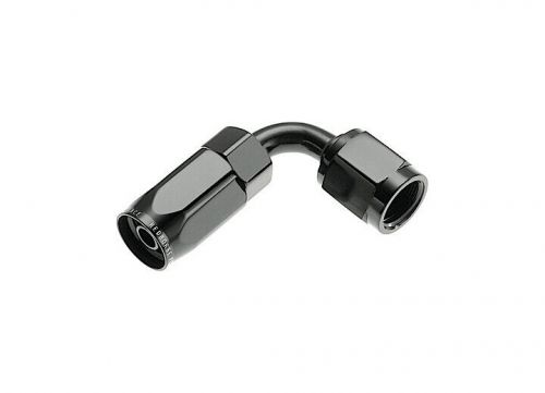 Red horse performance 1090-06-2 - 06 90 degree female aluminum hose end  black