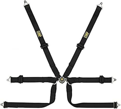 Omp safety harness tecnica 2in prot black pull up - (fia 8853-2016)