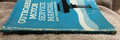 Vintage original 1967 outboard motor service manual new fourth edition vol 1