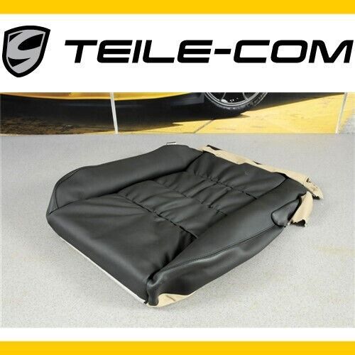 -40% porsche cayenne 955/957 seat cover comfort seat/heating/shirred leather black/re.-