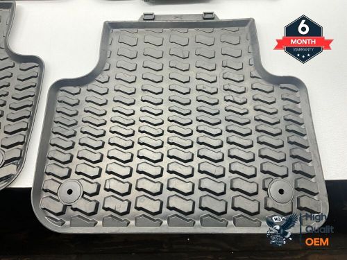 2017-2023 audi q7  front &amp; rear left &amp; right floor rubbet mats set of 4