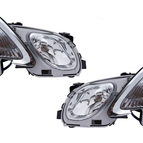 Pair for 2006-2011 lexus gs300 gs350 gs450h gs460 hid headlight lh+rh chrome