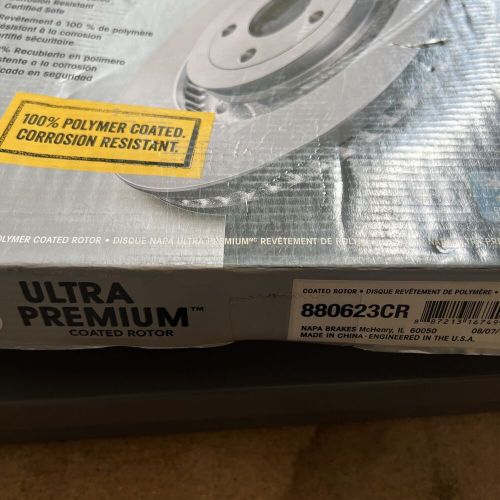 Napa rear brake rotor 880623 for dodge grand caravan, town &amp; country
