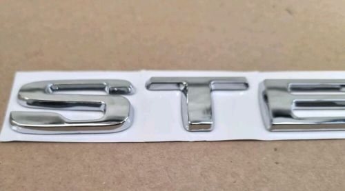 Chrome alfa romeo stelvio rear tailgate badge