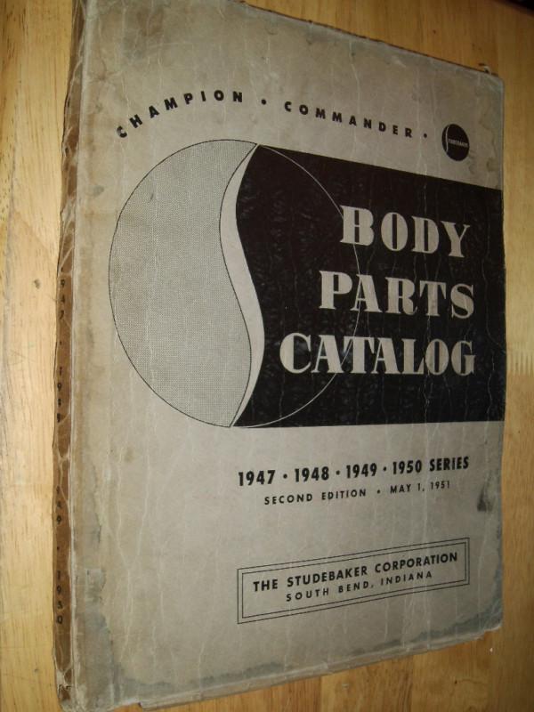 1947-1950 studebaker body parts catalog orig  48 49book