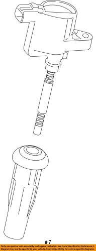 Ford oem 09-22 c-max electrical ignition system-ignition coil 9e5z12029a