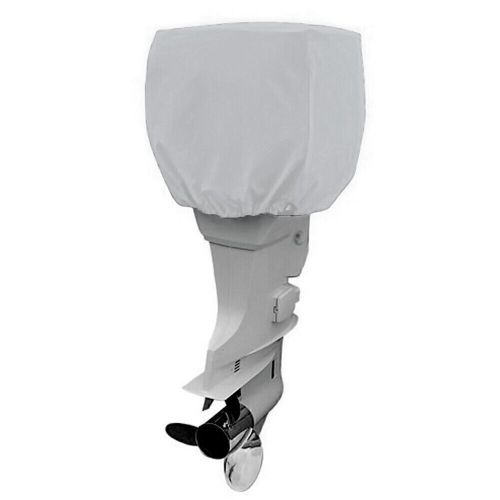 Silver boat outboard engine half cover for up to 10hp/40hp/100hp/200hp 50*29*45&#034;