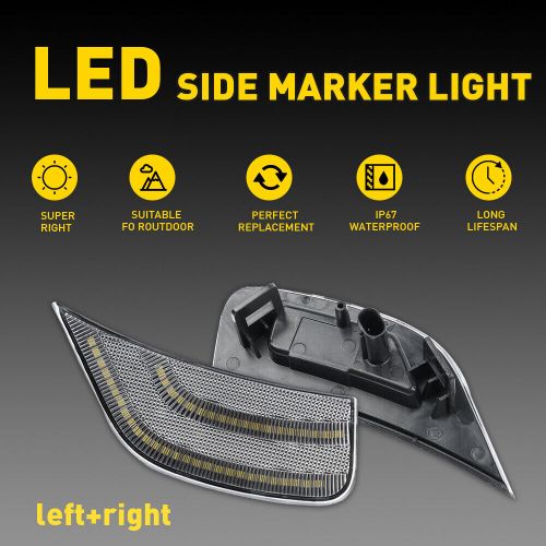 White side lights for marker 2021-up cadillac escalade suburban chevy gmc yukon